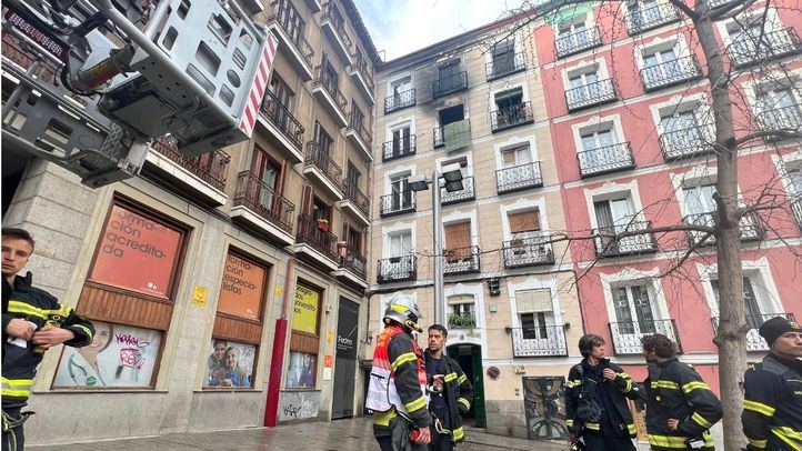 Incendio en la Cuesta de Santo Domingo