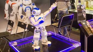 Un robot en la Feria Simo.