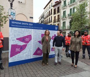 Borja Carabante, presenta las peatonalizaciones por Semana Santa