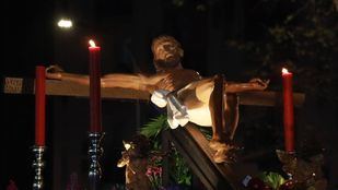Lunes Santo: el Cristo del Camino recorre las calles de Delicias