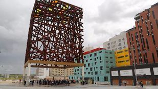 Simulación del centro de salud en el PAU 4 de Móstoles