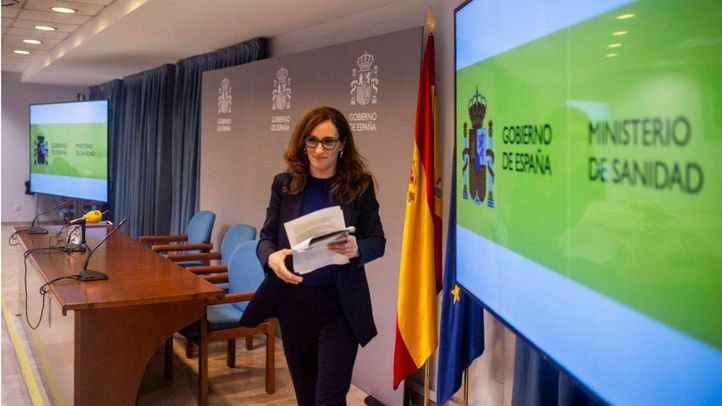 La ministra de Sanidad, Mónica García