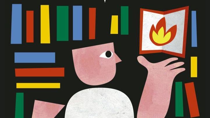 Cartel de la 83º edición de la Feria del Libro, diseñado por Mikel Casal