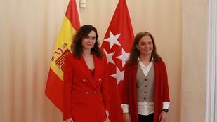 Ayuso aborda con la alcaldesa de Getafe las inversiones en el municipio