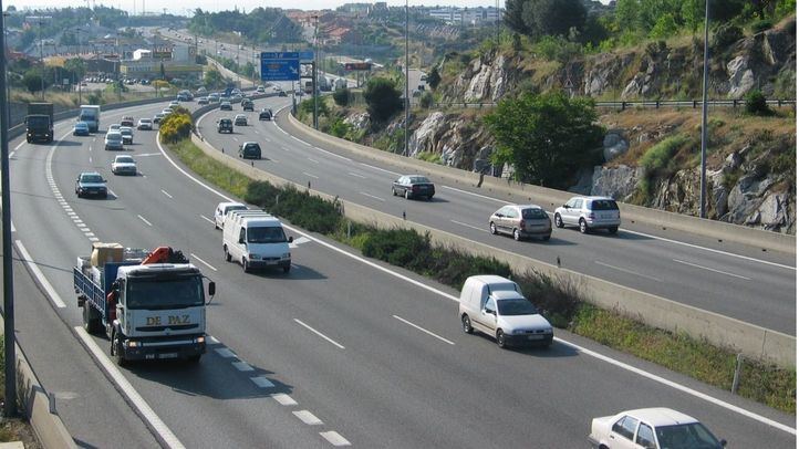 A-6 a su paso por Torrelodones