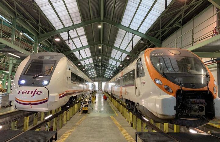 Mantenimiento de trenes de Renfe