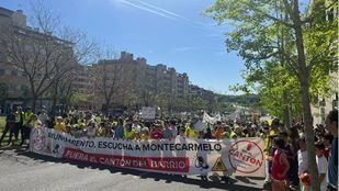 Protesta contra el cantón de Montecarmelo