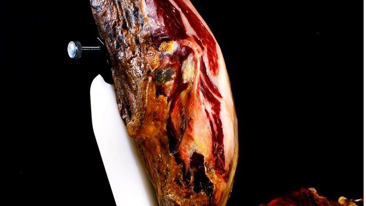 Foto de archivo de un jamón ibérico