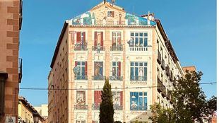 Mural promocionado por Turismo Madrid
