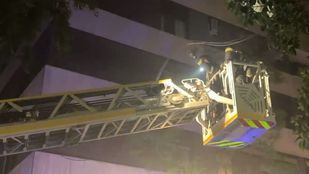 Incendio en la calle Gaztambide