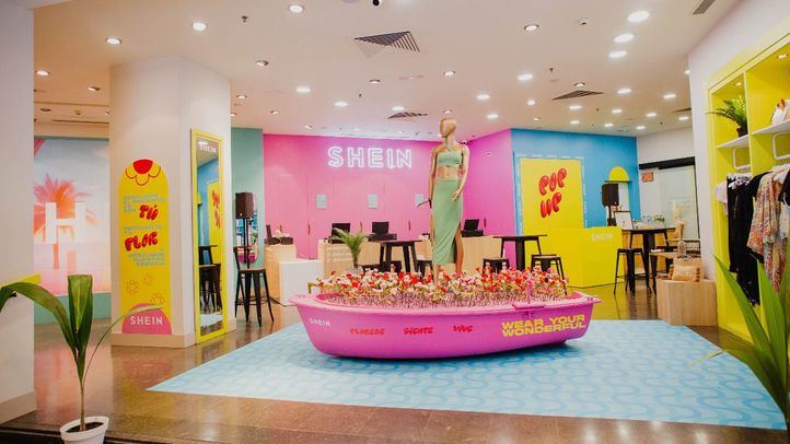 Pop-up store de Shein en Barcelona en julio de 2023