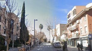 Calle Ramón y Cajal, en Getafe