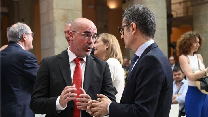 Francisco Martín y Félix Bolaños en el acto del pasado Dos de Mayo