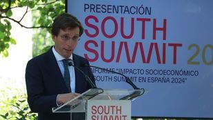 José Luis Martínez-Almeida en la presentación de South Summit 2024