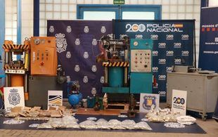 Desmantelado el mayor taller de fabricación de monedas de dos euros falsas