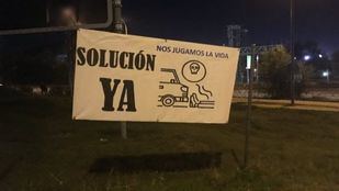 Los vecinos de un barrio de Leganés piden soluciones en un “punto negro” de la M-406