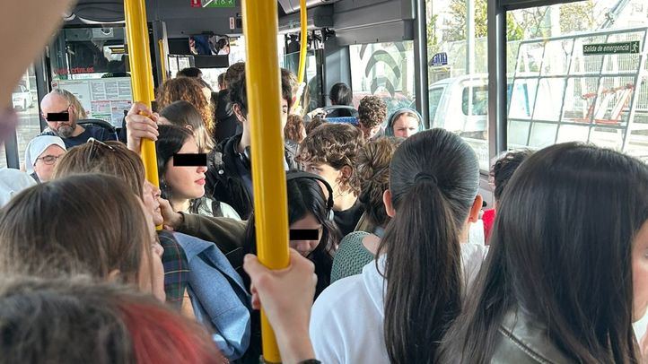 Autobús 495 Arroyomolinos - Madrid a las 8:40 horas