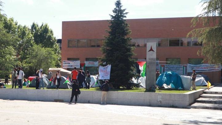 Acampada estudiantil por Palestina en la Complutense