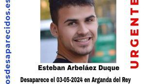 Desaparecido en Arganda del Rey