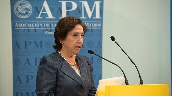 La periodista Victoria Prego