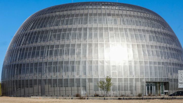 El edificio de la Ciudad de la Justicia en Valdebebas