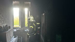 Incendio en una vivienda de Fuenlabrada