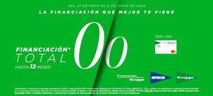 El Corte Inglés lanza “Financiación Total 0,0” hasta el 2 de junio