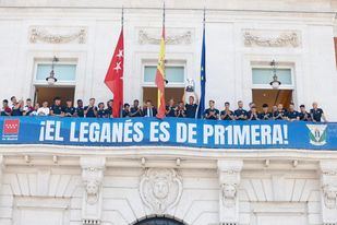 El Leganés en el balcón de Sol