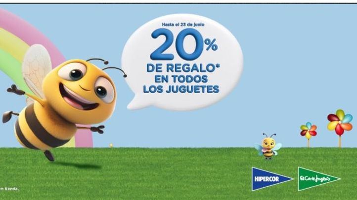 El Corte Inglés lanza su campaña de juguetes para el verano con un 20 por ciento de regalo