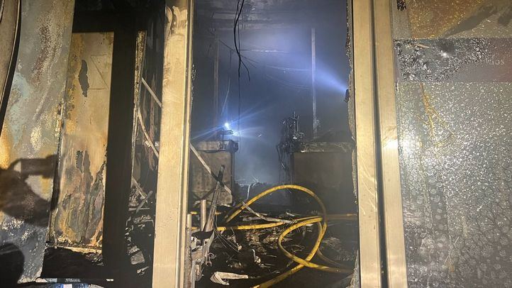Supermercado de Carabanchel afectado por un incendio