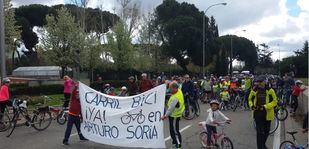 Son 20 años de reivindicaciones por el carril bici en Arturo Soria