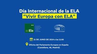 El Parlamento Europeo y adELA visibiliza la Esclerosis Lateral Amiotrófica en Madrid
