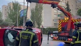 Accidente de tráfico en Latina