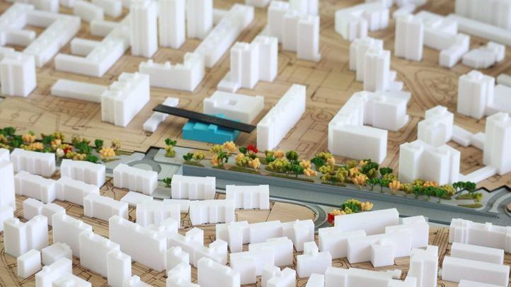 El Paseo Verde del Suroeste se exhibe con una maqueta