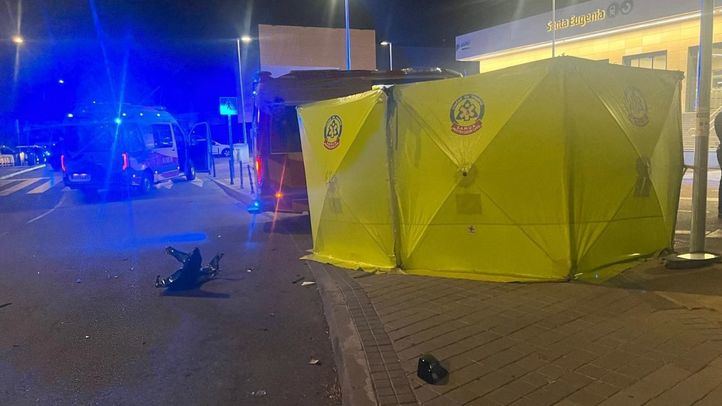 Atropello de un joven frente a la estación de Cercanías de Santa Eugenia
