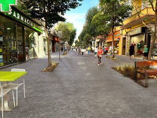 Simulación de la peatonalización calle La Laguna