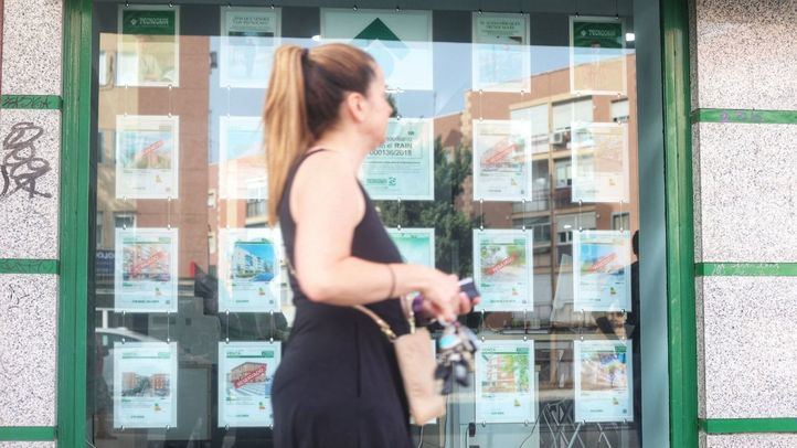 Escaparate de una inmobiliaria