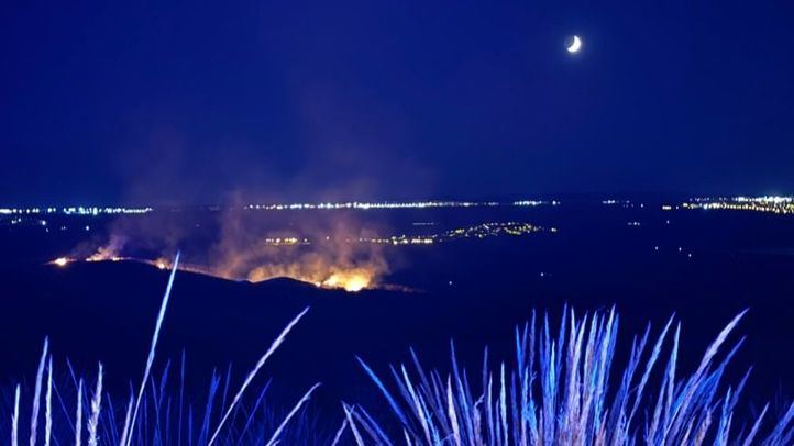 Incendio de pasto en Chinchón