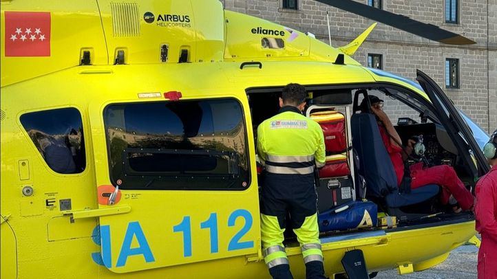 Helicóptero del SUMMA 112
