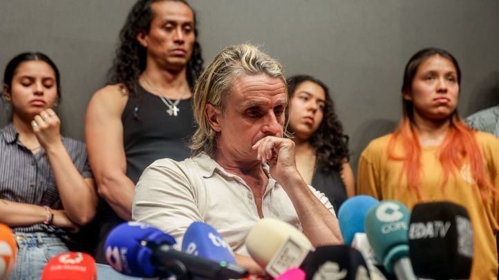 El productor musical Nacho Cano ofrece declaraciones a los medios