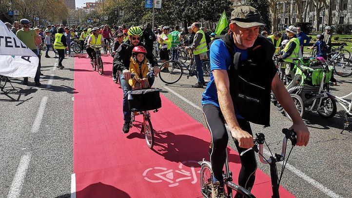Iniciativa de Carril Bici Castellana para crear un nueva red Atocha-Plaza de Castilla.