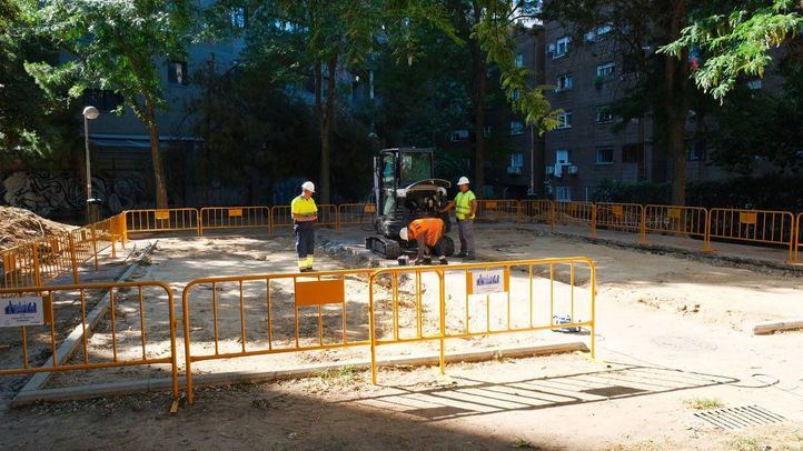 Obras del parque de Francisco Campos