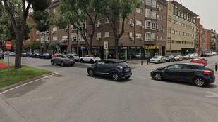 Lugar donde se inició la pelea en la calle Hermanos García Noblejas