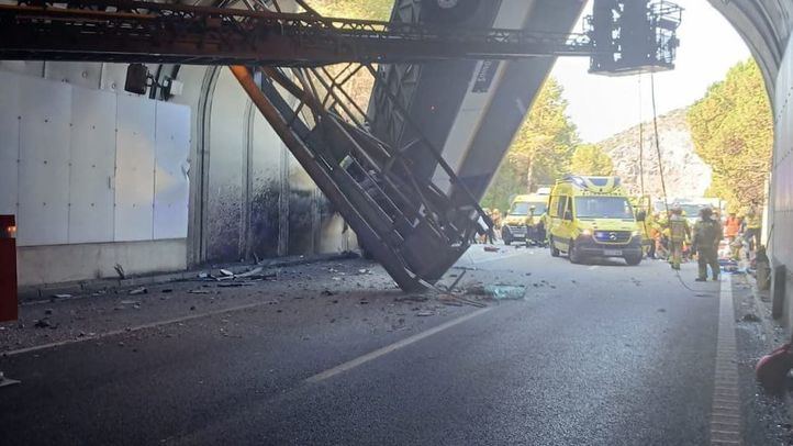 Accidente de autobús en Barcelona
