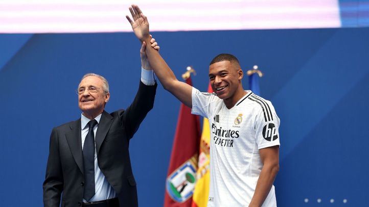 Presentación de Kylian Mbappe en el Santiago Bernabéu