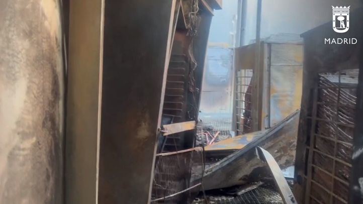 Incendio en un hotel de la calle Silva