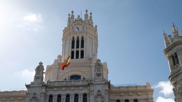 Fachada del Palacio de Cibeles, sede del Ayuntamiento de Madrid.