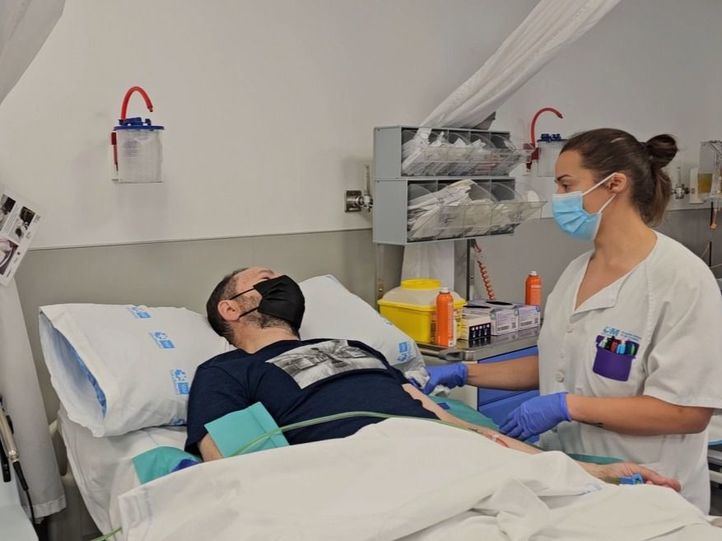 Paciente en tratamiento con terapia CAR-T en el hospital 12 de Octubre
