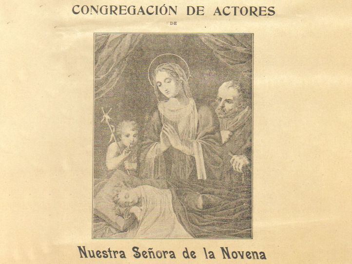 Programa de un festival a beneficio de la cofradía