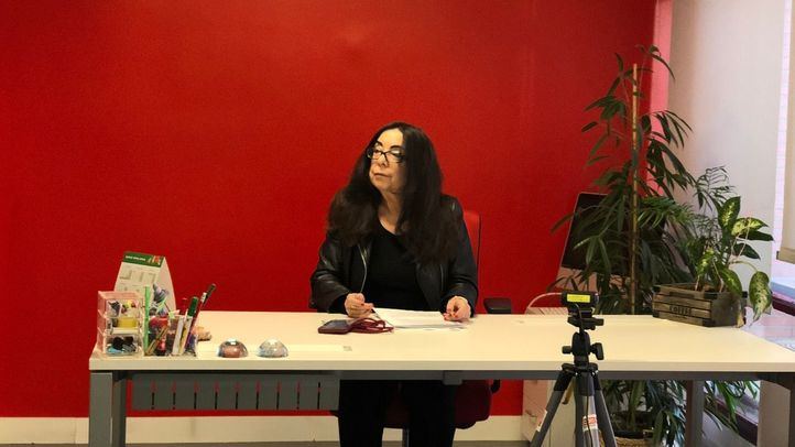 La secretaria general de la Federación de Enseñanza de CCOO Madrid, Isabel Galvín.